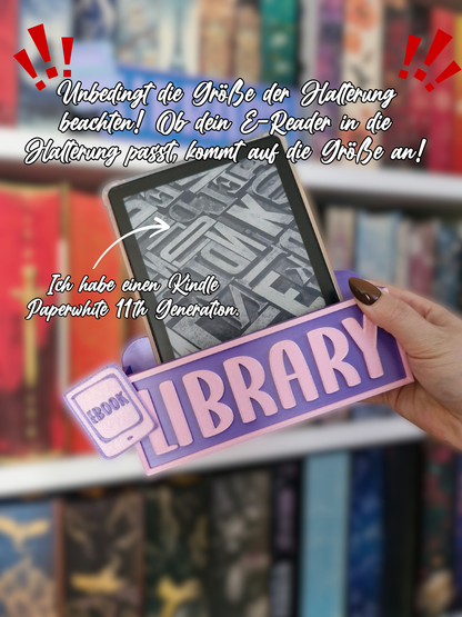 E-Reader Halterung – Deko fürs Bücherregal | 3D-Druck