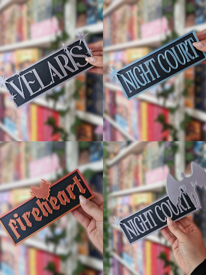 Sarah J. Maas Universe | Deko fürs Bücherregal | 3D-Druck | Throne of Glass | A Court of Thorns and Roses