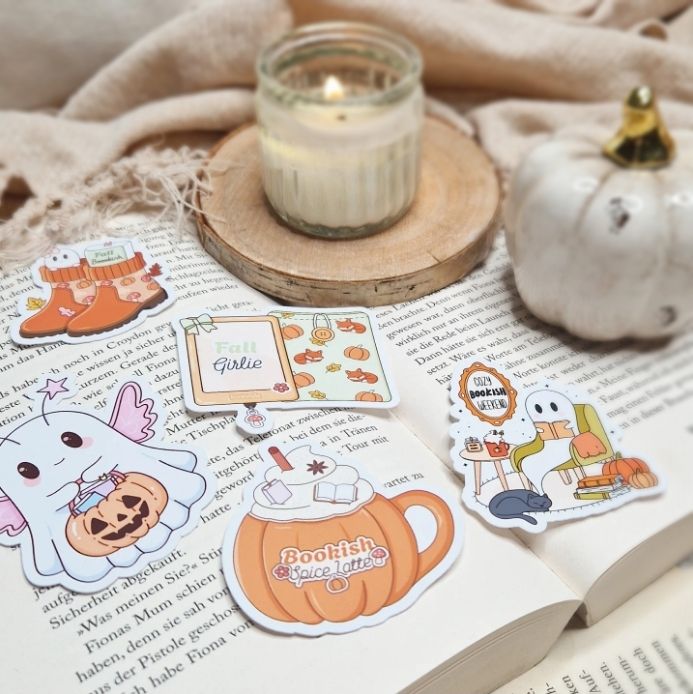 Herbst Sticker | Create your own Sticker Bundle | Vinyl Sticker  | Stickers for book journal, notebook, e-reader and laptop