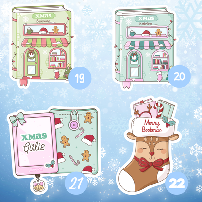 Winter Sticker | Create your own Sticker Bundle | Vinyl Sticker  | Stickers for book journal, notebook, e-reader and laptop
