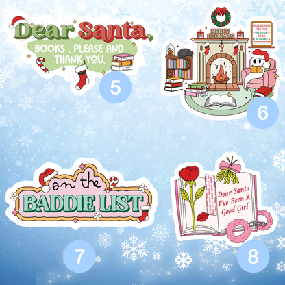 Winter Sticker | Create your own Sticker Bundle | Vinyl Sticker  | Stickers for book journal, notebook, e-reader and laptop