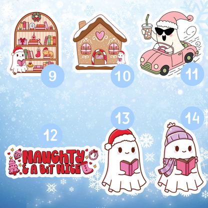 Winter Sticker | Create your own Sticker Bundle | Vinyl Sticker  | Stickers for book journal, notebook, e-reader and laptop