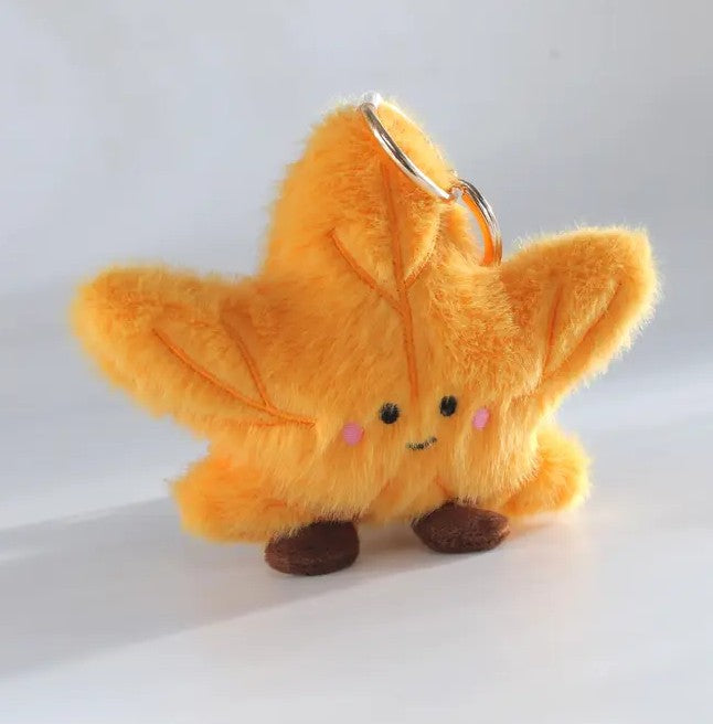 Bag Charm - Plüsch - Ahornblatt - Taschenanhänger