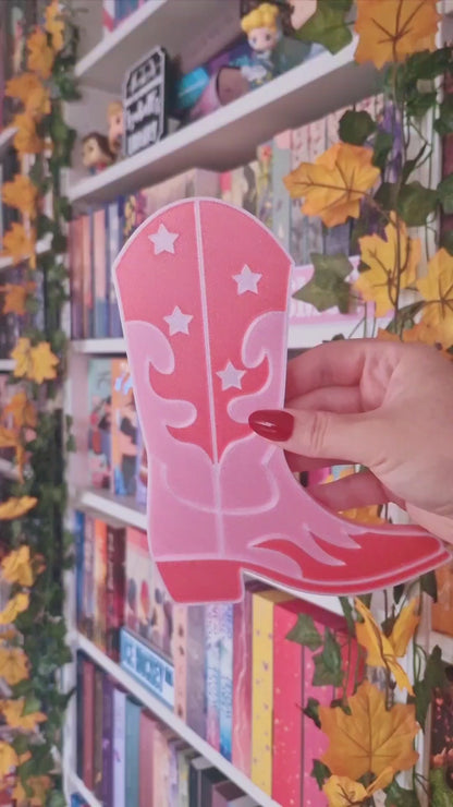 Cowboy Romance Aufsteller | Deko fürs Bücherregal | 3D-Druck