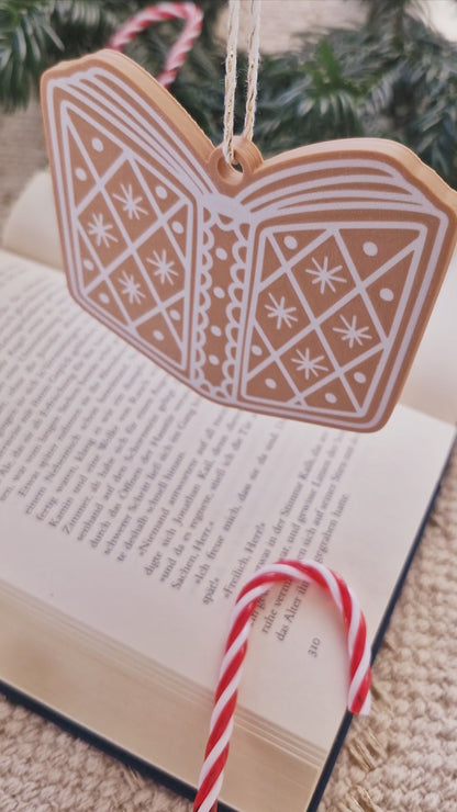 Anhänger Weihnachtsbaum Buch | 3D Druck | Deko Weihnachten | Weihnachtsbaumschmuck